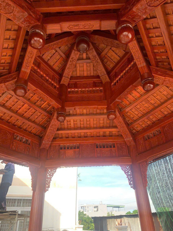 Nhà chòi lục giác - Nhà Gỗ Vina - Công Ty Cổ Phần XNK Al Metal